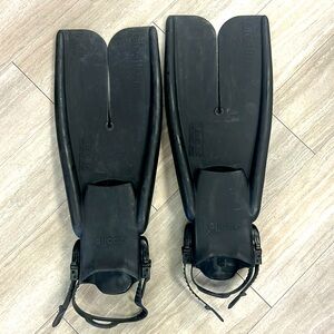 Black Scuba Split Fins Apollo‎ Size M